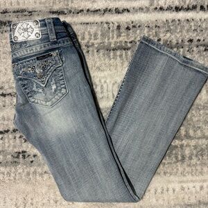 Miss Me Low-Rise Bootcut Jeans Size 14